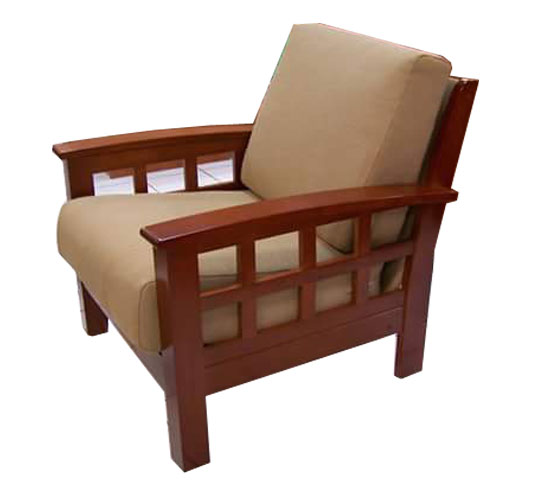 Fauteuil en bois massif